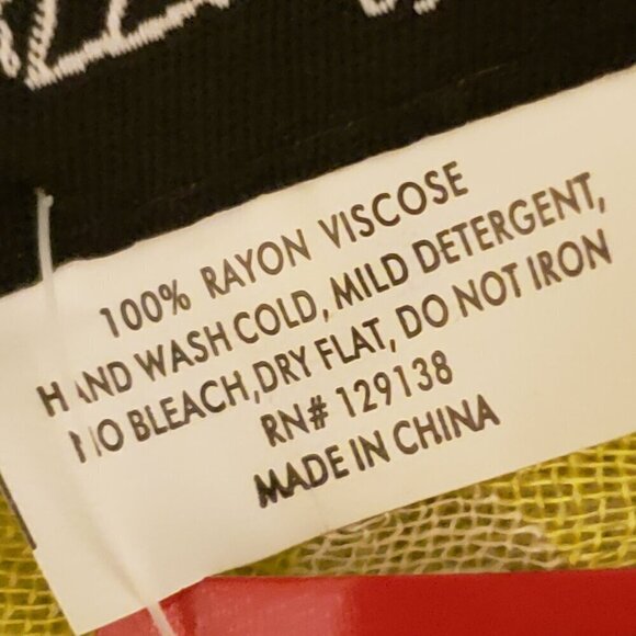 All Jazzed Up Polka Dot Lime Scarf, 24" x 66" - Picture 5 of 7